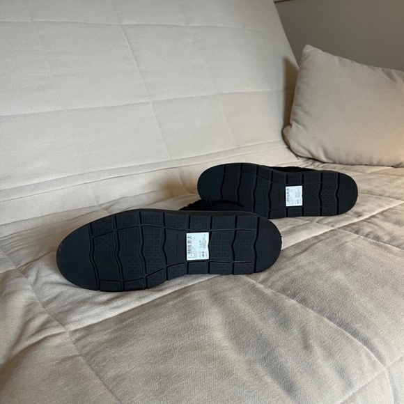 Clark Ivery Opal Black Suede Daim Suede Zipper Boots  8.5 M NEW - Picture 4 of 10